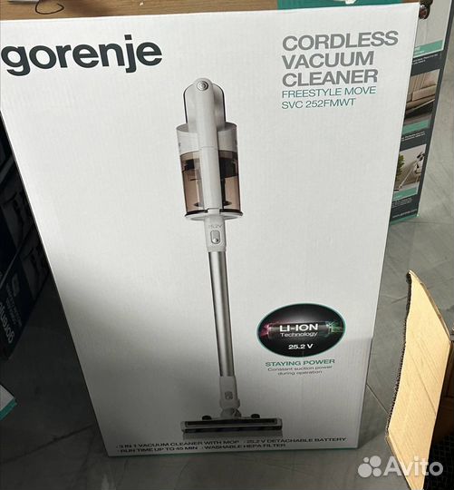 Пылесос gorenje 25.2V