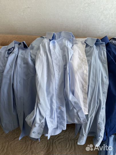 Школьные рубашки для мальчиков 134-146