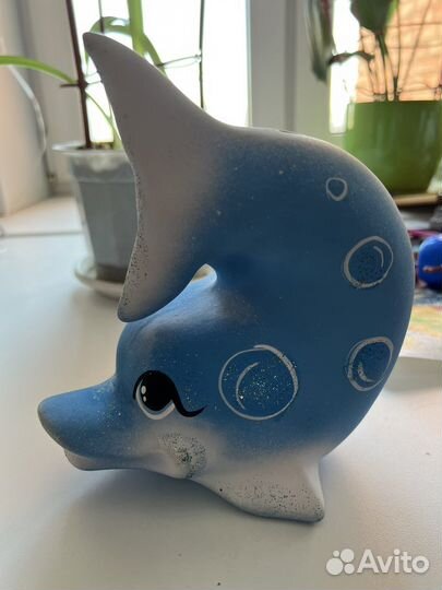 Копилка дельфин
