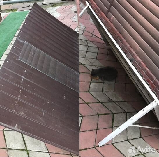 Навес на крыльцо