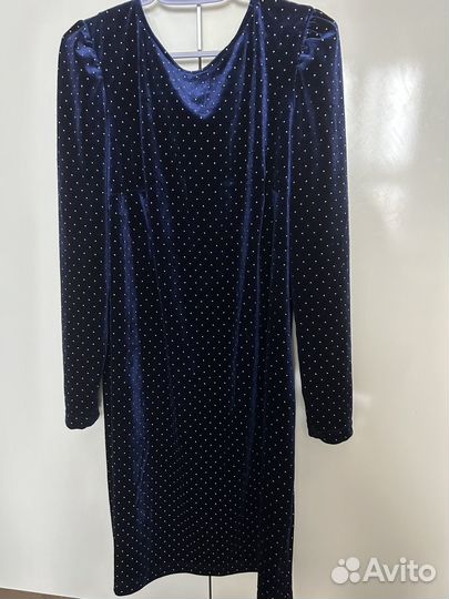 Платье вечернее zarina бархатное 46