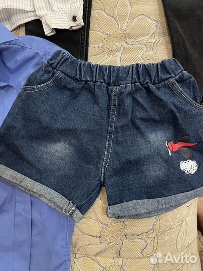 Вещи на мальчика рубашка,джинсы zara 128р