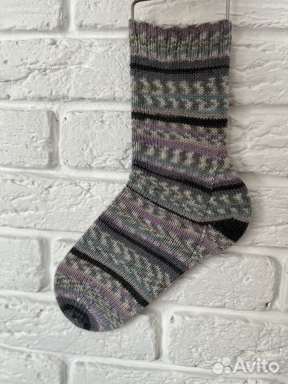 Вязанные носки ручной работы
