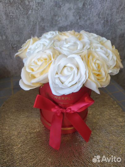 Букет цветов мыльные розы подарок