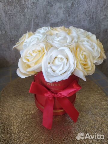 Букет цветов мыльные розы подарок