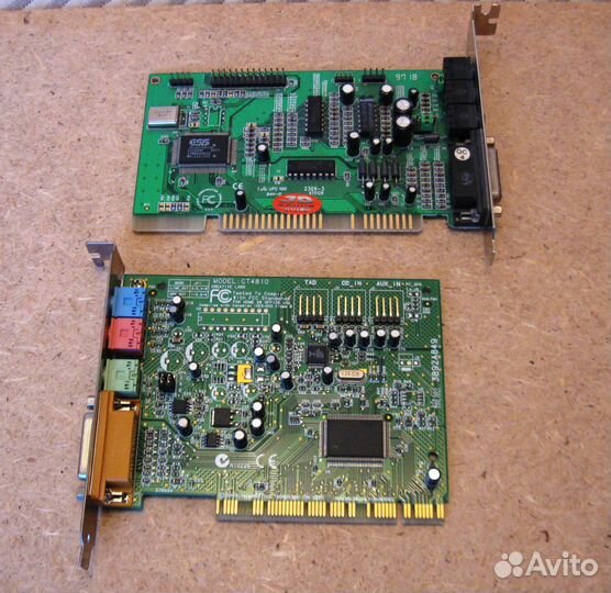 Видеоадаптор(карта) S3 Trio 3D\2X и звуковая карта