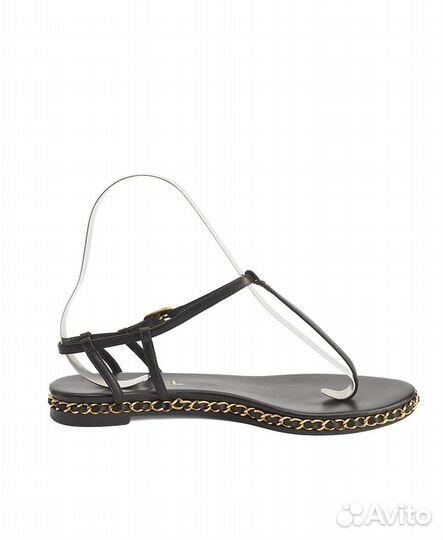 Босоножки Chanel Chain Thong Sandals