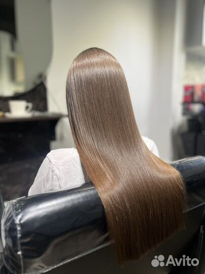 Модель на кератиновое выпрямление, ботокс волос