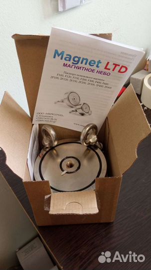 Поисковый магнит двухсторонний F400x2 сила сц. 480