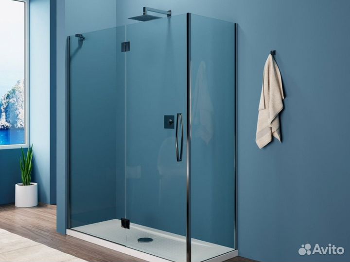 Стеклянные перегородки для душа
