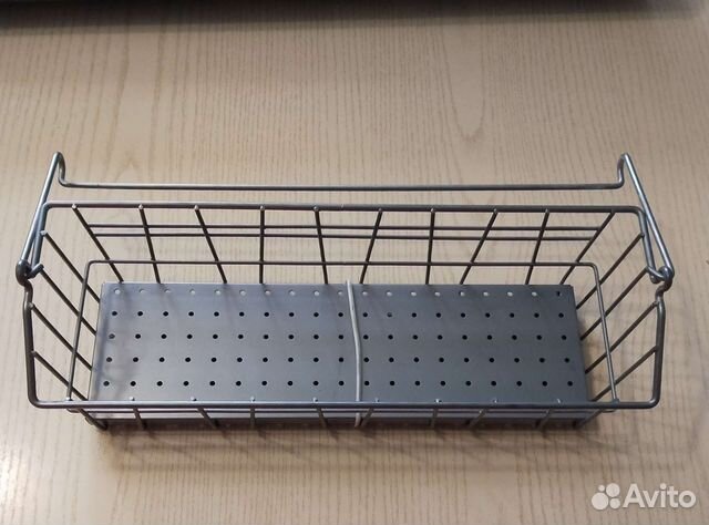 Товары ikea. Комплект рейлинг и корзина