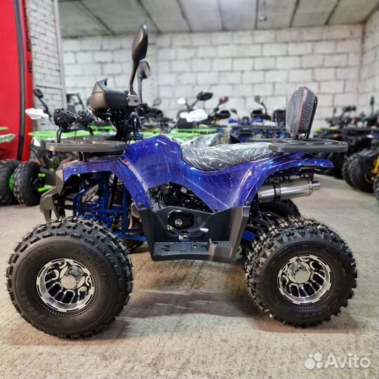 Квадроцикл Hummer 8 LUX Синий космос