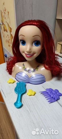 Торс для создания причесок Disney Ариэль