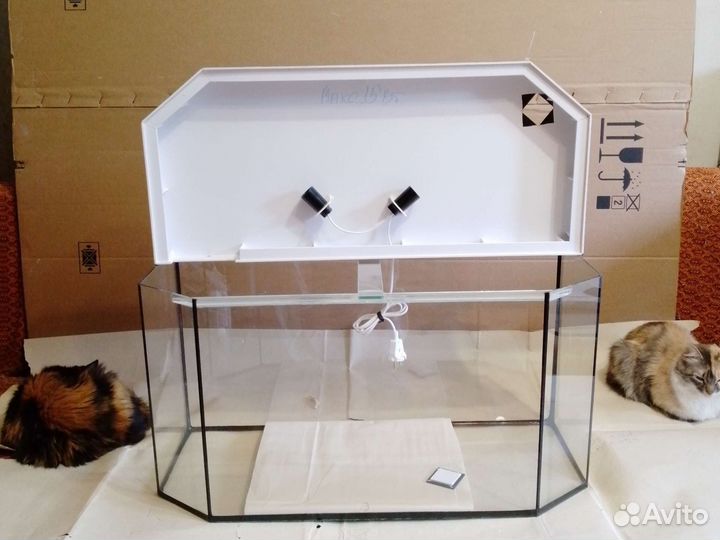 Аквариум 90л. с крышкой