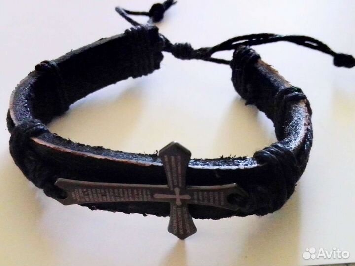 Браслет кожа