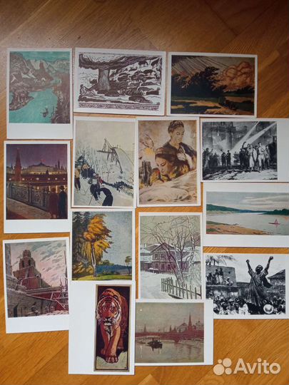 Наборы открыток живопись соцреализм