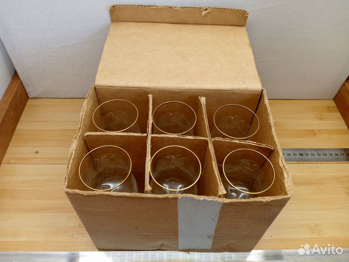 Рюмка фужер на ножке тонкое Чехия Богемия СССР сте