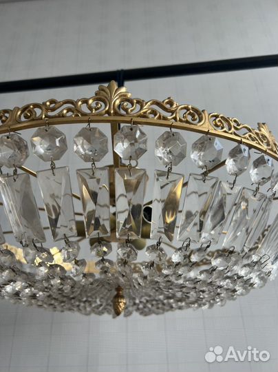 Люстра хрустальная Швеция
