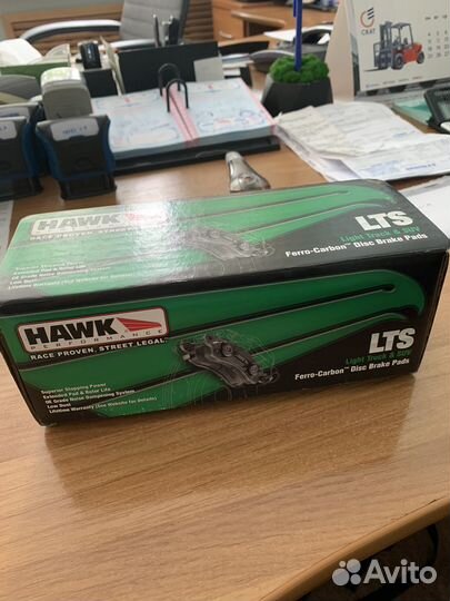 Тормозные колодки hawk LTS