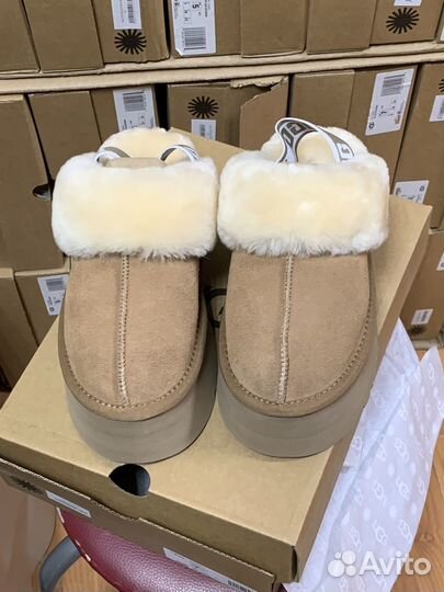Ugg Funkette Suede Platform Chestnut