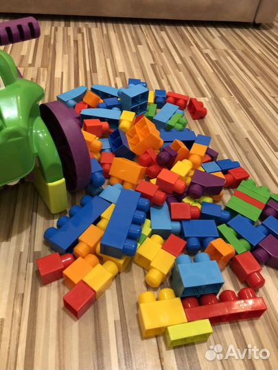 Mega Bloks Машинка-крокодил, для сбора деталей