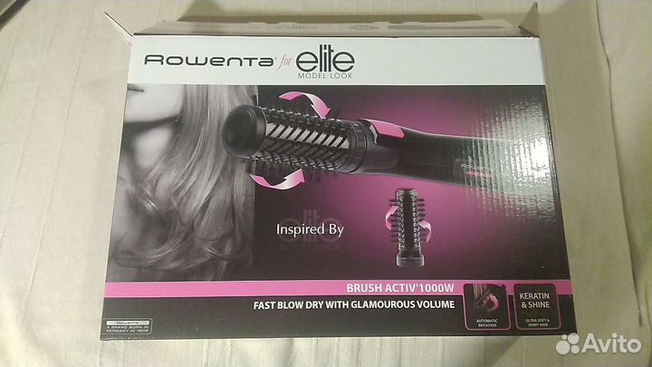 Фен-щетка rowenta brush activ