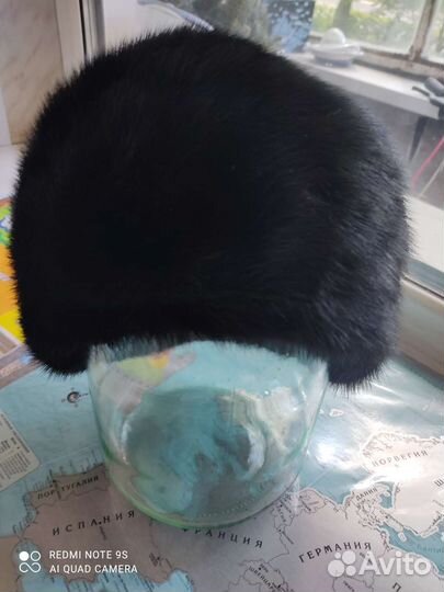 Шапка норковая женская