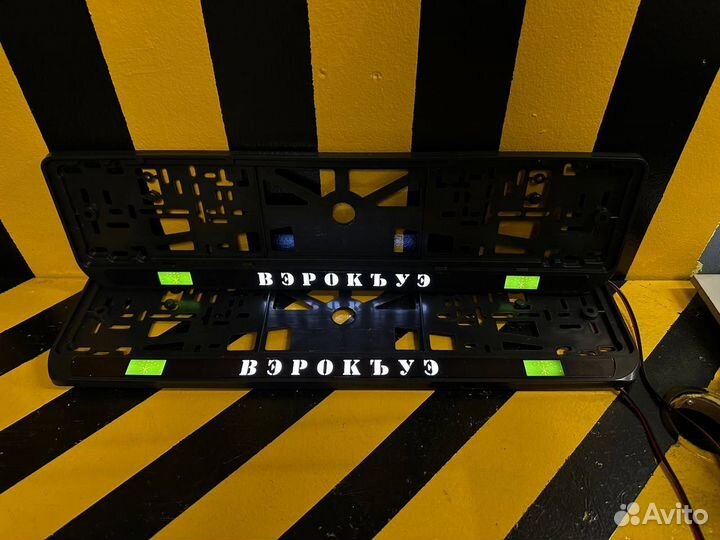 Номерная рамка с вашим логотипом