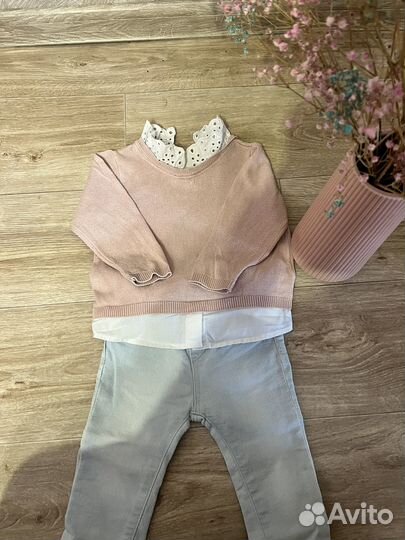 Вещи пакетом на девочку 74 80 zara hm