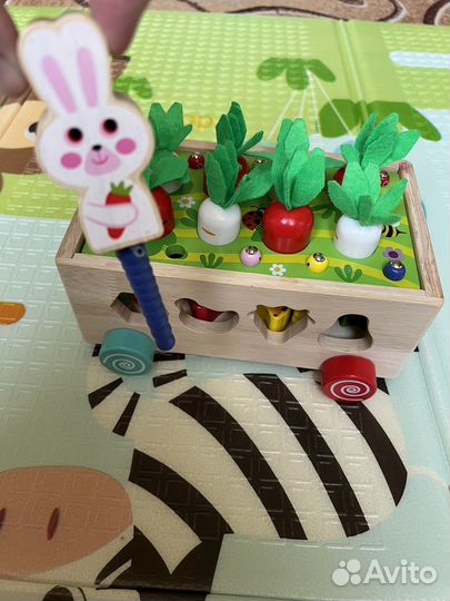 Развивающие деревянные игрушки монтессори