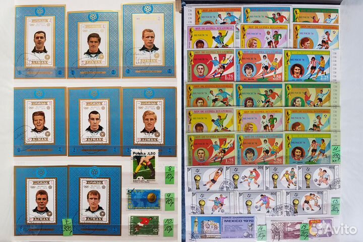 Марки. Футбол