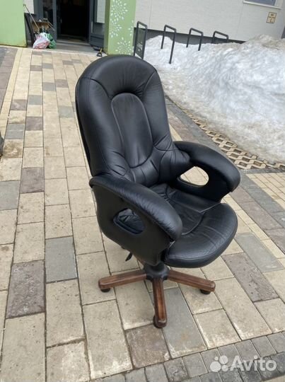 Кресло кожа