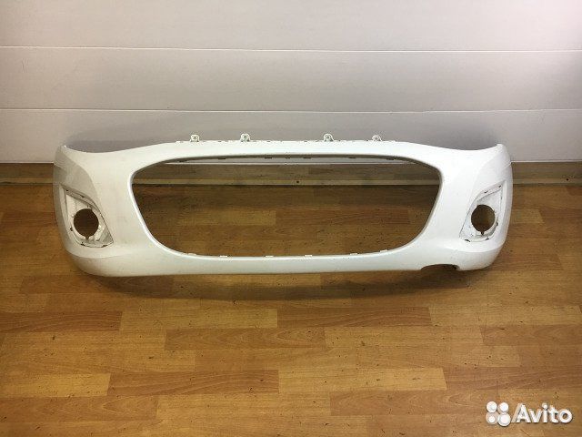Бампер передний Лада Калина2 Белео облако 240