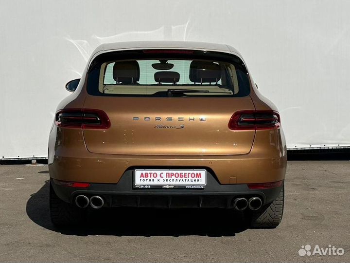 Porsche Macan S 3.0 AMT, 2014, 139 600 км