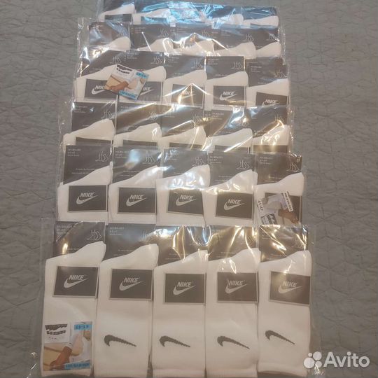 Носки nike высокие белые опт и розница