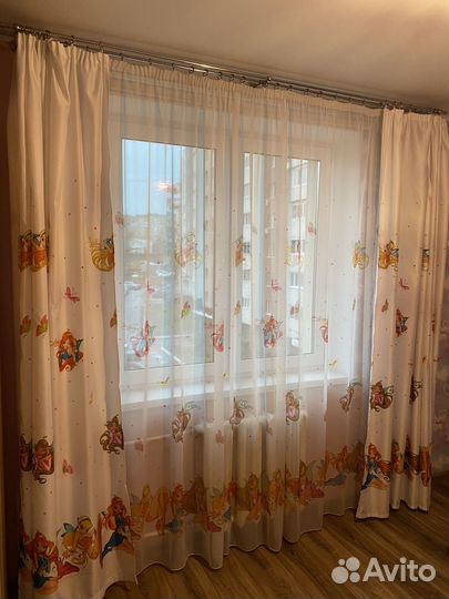 Комплект шторы и тюль