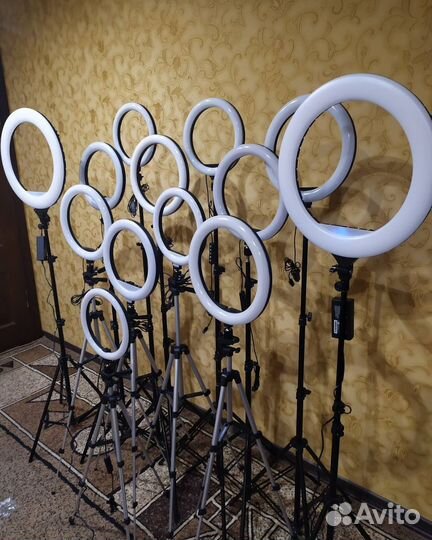 Кольцевая лампа все размеры