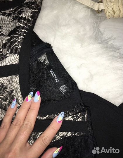 Комбинезон s/168 рост boohoo, с кружевом