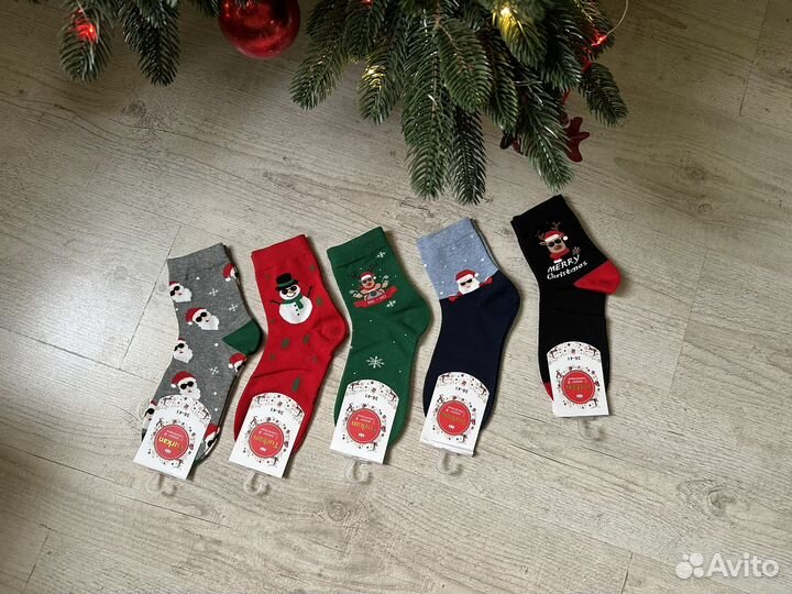 Новогодние носки