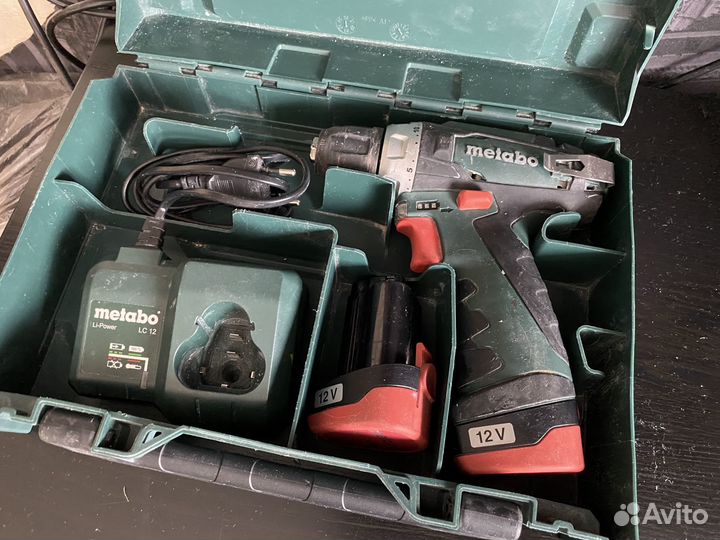 Шуруповерт metabo powermaxx bs 12