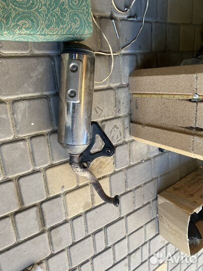 Глушитель на honda dio 35