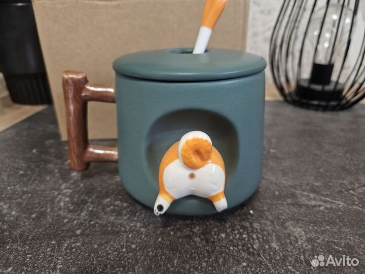 Кружка с жопкой собаки