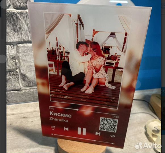 Трек пластинка с музыкой 3мм