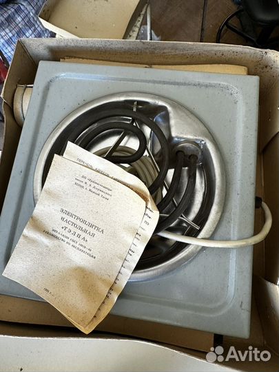 Плита электрическая тэлпа СССР