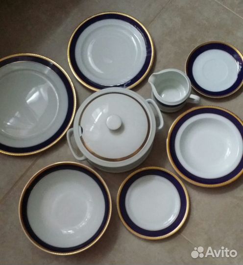 Сервиз обеденный фарфор 'leander 1946'Богемия Чехи