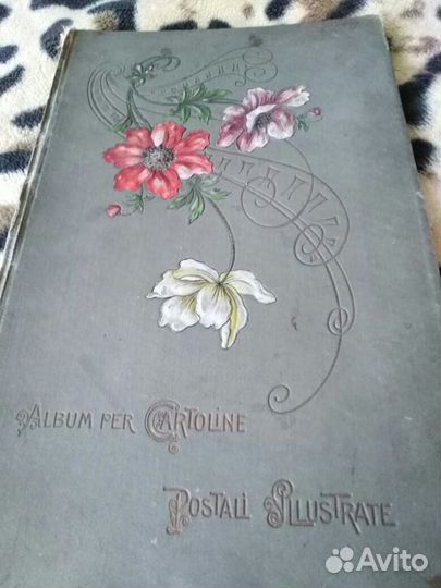 Старинный фотоальбом 1902 г. Рим книга царизм RAR