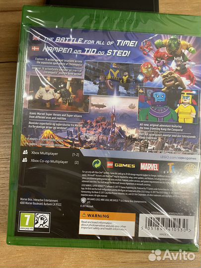 Lego Marvel Super Heroes 2 диск для Xbox новый