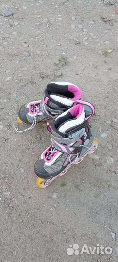 Роликовые коньки детские раздвижные