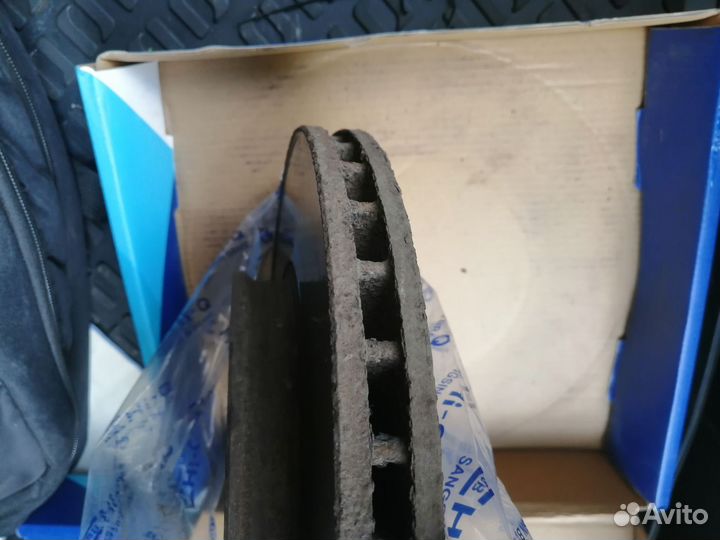 Передний тормозной диск kia rio 3