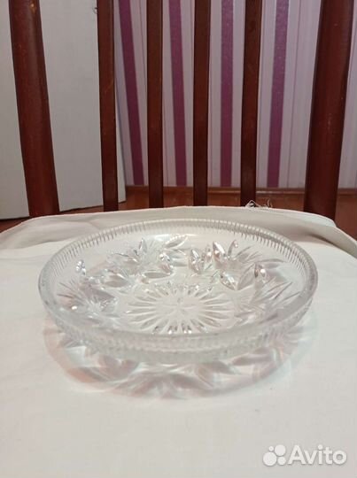 Вазы хрустальные СССР салатницы, конфетницы, фрукт